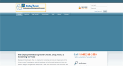 Desktop Screenshot of datacheckinc.com